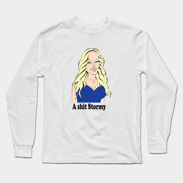 STORMY DANIELS Long Sleeve T-Shirt by cartoonistguy